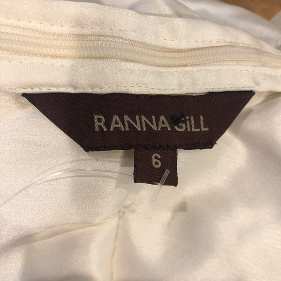 BHLDN Myra Gown by Ranna Gill NWOT White Elopement - Picture 8 of 8